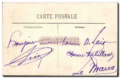 Environs de Cauterets — Le Pont d'Espagne — LL. — N° 105 — Verso