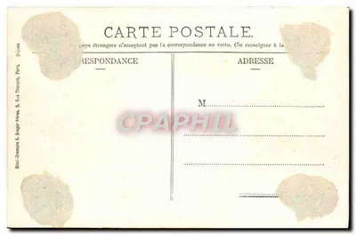Zamek w Chantilly (Oise) - Widok ogólny — Pani Robineau, wydawca, Chantilly (Oise) — Rewers
