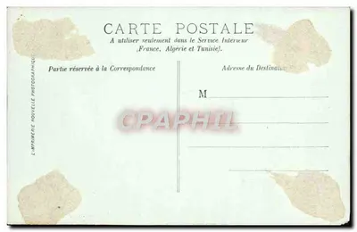 Castillo de Chantilly - La Biblioteca — M. V. Robineau, librero-editor - Chantilly — Reverso