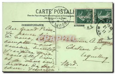 Militaire vloot — "Pothuau", gepantserde kruiser — LL. — Achterkant
