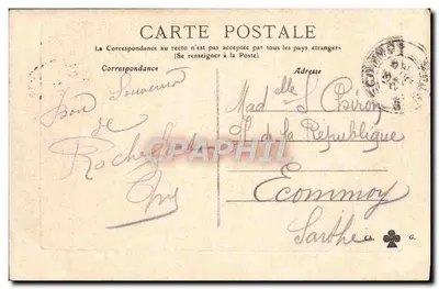 Le Charles-Martel — Bateau de guerre français — Éditeur : imprimeur non visible — Verso
