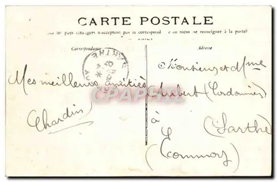 Eerste klasse kruiser JULES-FERRY — Franse Marine — Uitgever: , nr. 364 — Achterkant