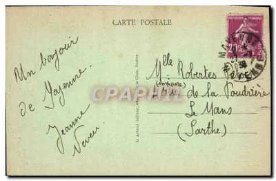 Mayenne — więzienie i rzeka Mayenne — Zamek Panów Mayenne (XIII, XVI wiek) — Rewers