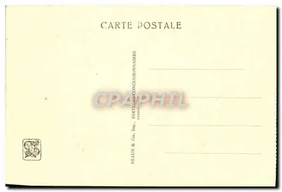 Avenida das Colônias Francesas — Exposição Colonial Internacional — Paris 1934 — Editor Braun & Cie, Imp. Paris — Verso