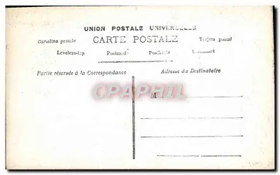 Bilhete postal antigo Fantasia Flores Nome Louis — Verso