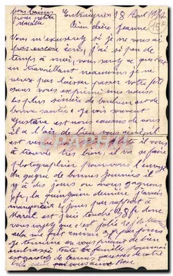 Drabina do malowania z myślą — kartka życzliwa — wydawca Douce Pensée — Rewers