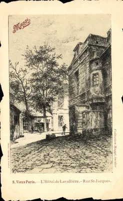 Velho Paris — O Hotel de Lavallière — Rue St-Jacques — Éditeur et Banette, Paris — n°8