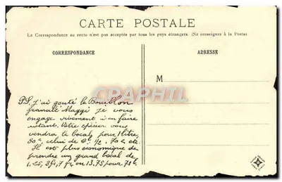 Velho Paris — O Hotel de Lavallière — Rue St-Jacques — Éditeur et Banette, Paris — n°8 — Verso