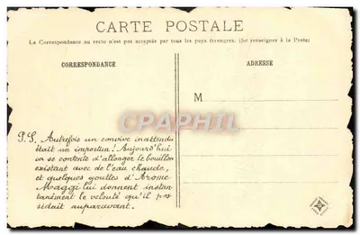 Velho Paris — A Auberge de D'Artagnan « Au Cheval Blanc », rue Contrescarpe — Maggi, Paris — Verso