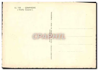 Compiegne — Stara ulica Cassine — Wydawca: Librairie Leufune — Rewers