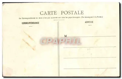 Agent postal — homme en uniforme avec texte imprimé — éditeur A. BONNET à BÉZIERS — Verso