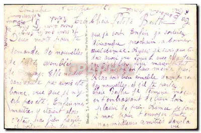 सैनिक और महिला — सैन्य पोस्ट: पोस्टमार्क के भाषा — एडिटर अदृश्य — पीछे