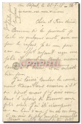 Eu lhe escrevo algumas palavras na esperança — Patriotic 1270 — editor Patriotic — Verso