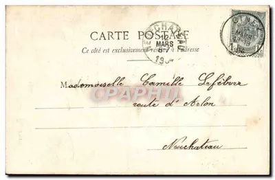 Um chicote ao cocheiro — Presentes do Anjo de Natal — Anatole Schellbach, Nancy — Verso