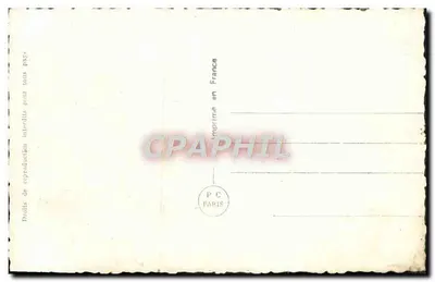 Jovem casal apaixonado — carta postal de coleção — PC Paris n° 5619/a — Verso
