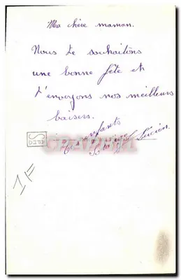 Dziewczyna z bukietem — Szczęśliwego Dnia — Sato n°234+ — Rewers