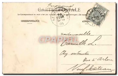 Litanias do Jovem a Casar — Georges D. — Fototipo A. Bézinet & Cie, Nancy — Verso