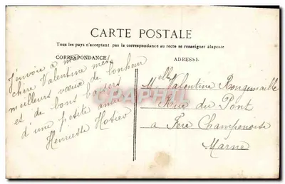 Novo casamento — Paris — J.K. editor, n°289 — Verso