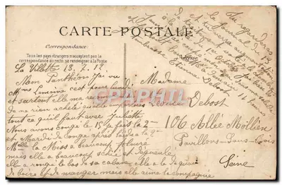 Monna Lisa, Leonarda da Vinci — zaginiona z Muzeum Louvre 21 sierpnia 1911 — wydanie ELD — Rewers