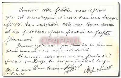 Janela de casa cercada de rosas — Aniversário — editor não visível — Verso