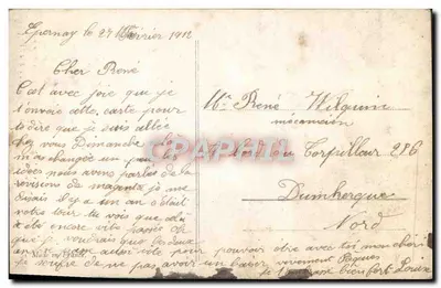 Casal amoroso — cena de estúdio — Tawwells, n° 1282 — Verso