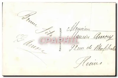 Bouquet de fleurs — Bonne Fête — RP Paris 1319 — Rewers