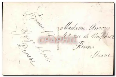 Buquê de pensamentos — carta de felicitações — RP 1351 — Verso