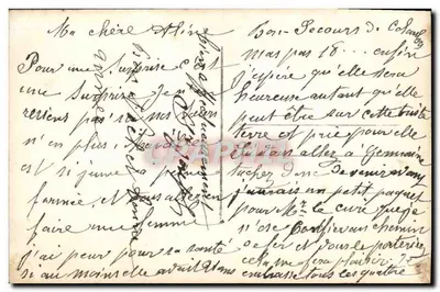 Bonne Année — dekor z hawranem i kopytami — wydawca: L. L. DUBOIS — n° 273 — Rewers