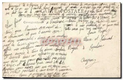 Casal elegante — Boas Festas — Irresa, n° 2666 — Verso