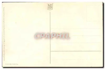 Paisagem invernal — pastor conduzindo um rebanho — editor MB & B, série 1728 — Verso