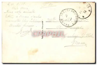 Bukiet kwiatów — FERNAY — wydawca nieznany, numer seryjny nieczytelny — Rewers