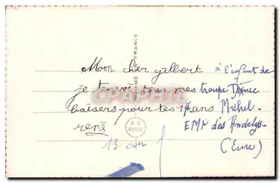 Dziecko — Urodziny — PC PARIS 5536 — Rewers