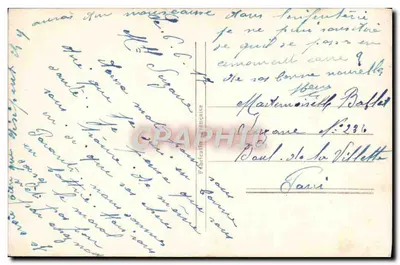 Miasto Wenecji — widok kanału z gondolą — wyd. G. 413 — Rewers