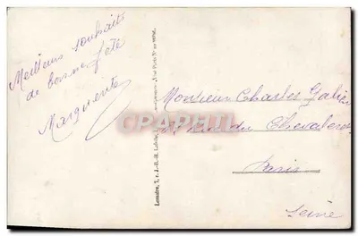 Festa — Flores e paisagem — Lemaire, J.-B.-H. Lébède, Paris, n° 14-196 — Verso
