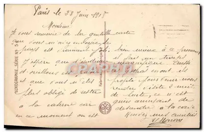 Widok zasnieżonego wioska — rzeka i łódź — A. Rehawer — Rewers