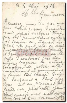 O muguet de maio, símbolo de amor — Alegra os olhos, os corações neste dia — DIX 427 — Verso