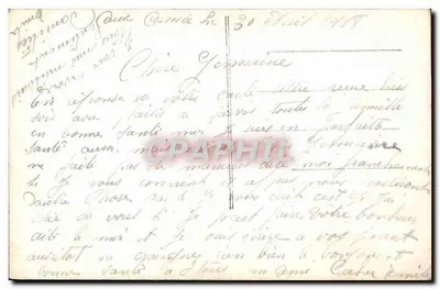 Para z bukietem róż — Novetta, nr 604 — Rewers