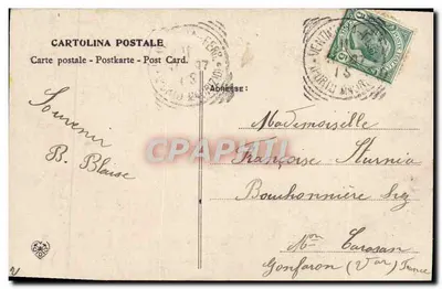 Młody para w strojach folklorystycznych — Cartolina Postale n°2 — wydawca Cartolina Postale — Rewers