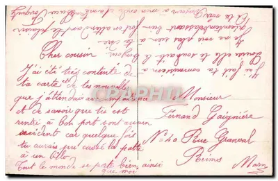 Jeune femme en robe verte tenant des roses — REX 4238 — Éditeur REX — Verso