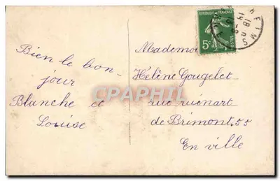 Menina com rosas — Feliz Aniversário — E.L. (fotógrafo) — Verso