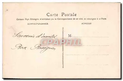 Femme à un kiosque de fleurs — éditeur M.F., n° 715 — Verso
