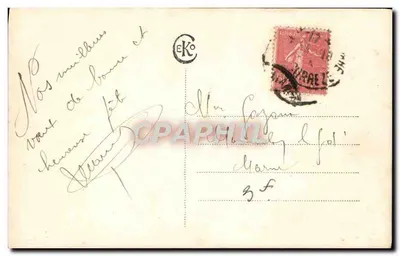 Arranjo de rosas coloridas — Feliz Aniversário — editor não visível — Verso