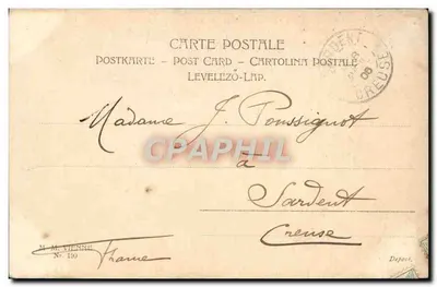 Mulher — Filha dos Reis — M.M. Vienne, N° 190 — Verso