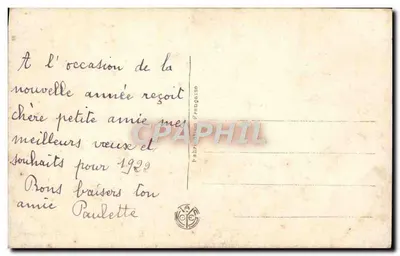 Menina com vestido lilás — estúdio Noyer — n° 2362 — Verso