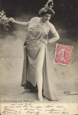 Clémence de Pibrac — dançarina — editor desconhecido, n° 6427