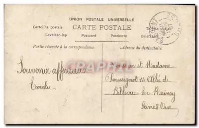 Trois jeunes filles — portrait studio — Éditeurs d'Art, Paris, Série 2117 — Rückseite