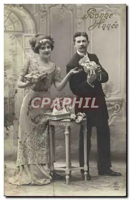 Bom Ano — Casal em traje de festa — ARS PARIS 2980