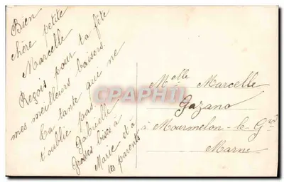Dziecko w zielonym stroju — SAPI n° 2530 — Rewers