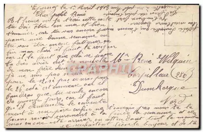Sen — scena romantyczna — wydawca L. Postes, nr 2815 — Rewers