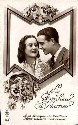 Casal amoroso — O Prazer de Amar — editor P.F. n° 769